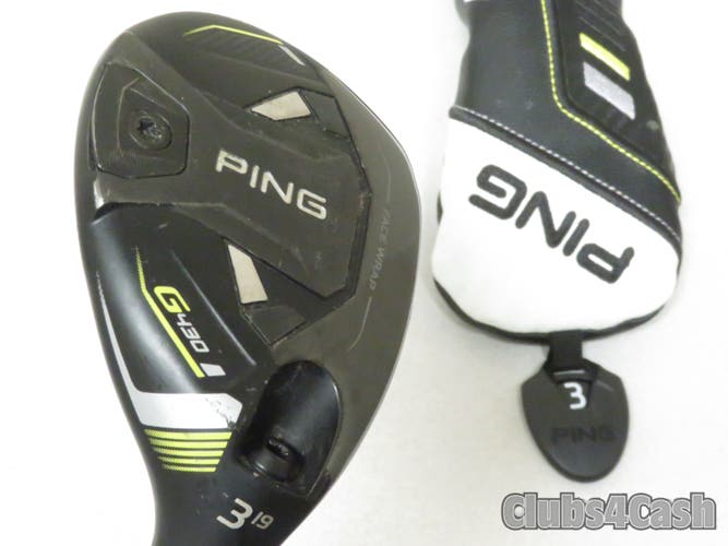 PING G430 Hybrid 19  3H Mitsubishi Kai'li White 80 Stiff Flex +Cover