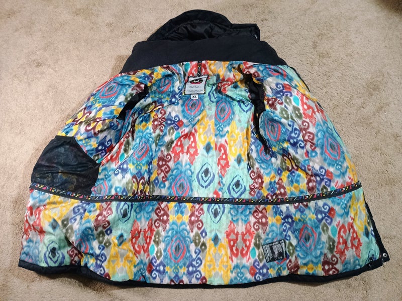 Burton Ayers Down Dryride Women’s Jacket XL Waterproof Insulated Snowboard