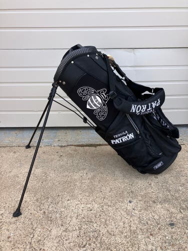 Black Men's Patron Tequila Standing Bag (Used)