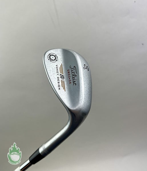 Right Handed Titleist Vokey Spin Milled 60*-04 Wedge Flex Steel Golf Club