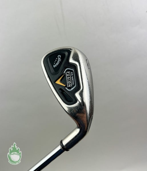 Used Right Handed Callaway Big Bertha Fusion 8 Iron Uniflex Steel Golf Club