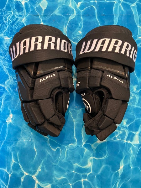 Black Senior Warrior Alpha LX3 Team Gloves 14" (New)