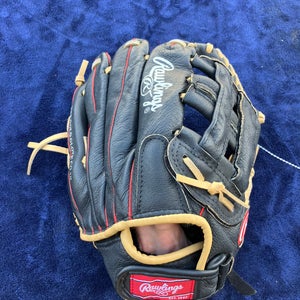 Black Rawlings Highlight Series RH Infield Baseball Glove 11.5" (Used)