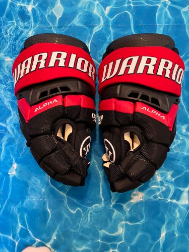 Red Senior Warrior Alpha LX3 Pro Gloves 14" (New)