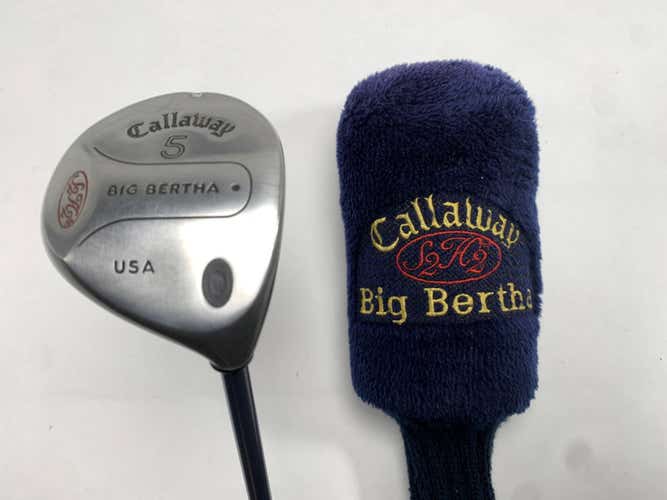 Callaway S2H2 Big Bertha 5 Fairway Wood 18* RCH 90 Firm Graphite Mens RH HC