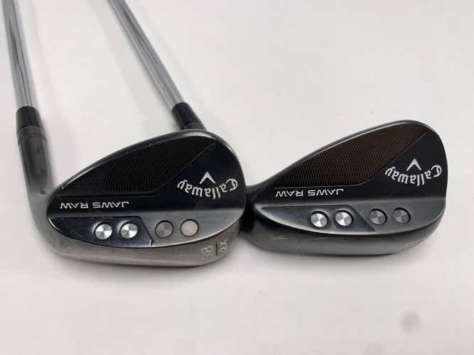 Callaway Jaws Raw Black Plasma Wedge Set 54* 10 | 58* 12 DG Mens RH
