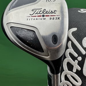Titleist 983K Titanium Driver 10.5* Graphite Regular R-Flex w/ Headcover RH