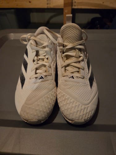 White Kids 3Y (Big Kids / Youth) Youth Adidas Cleats (Used)