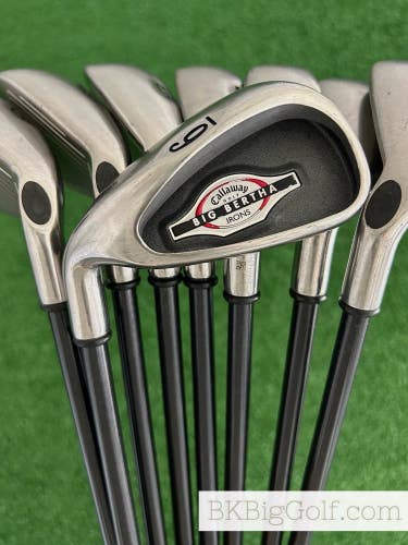 LH Callaway Big Bertha Iron Set 3-P / RCH 75i Regular Graphite