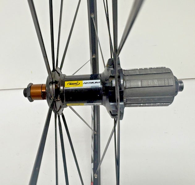 Mavic Aksium 20-Bladed Spoke Lightweight Black Aluminum 622x15