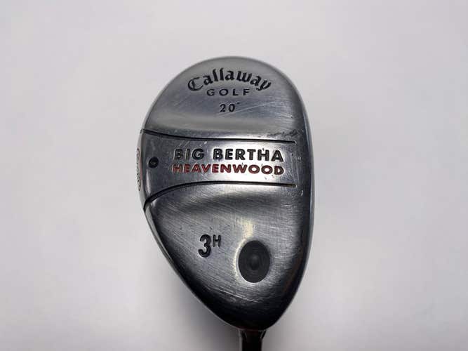 Callaway Big Bertha Heavenwood 3 Hybrid 20* RCH 75w Senior Graphite Mens RH