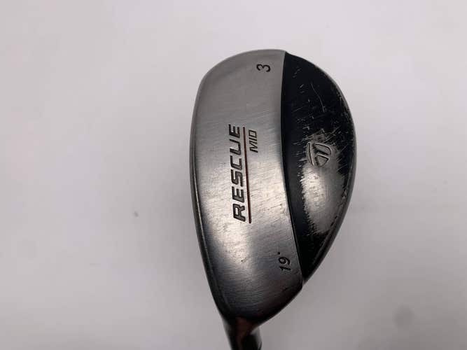 TaylorMade Rescue Mid 3 Hybrid 19* Light Metal Regular Steel Mens LH