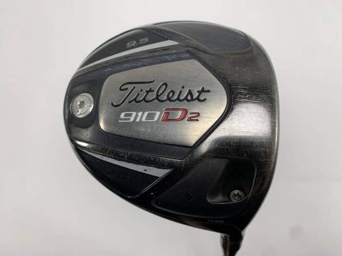 Titleist 910 D2 Driver 9.5* Graphite Design Tour AD YS-6+ Stiff Graphite Mens RH