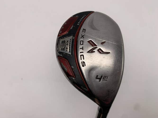Tour Edge Exotics XCG3 4 Hybrid 21* Fujikura Motore Exotics 80g Stiff RH
