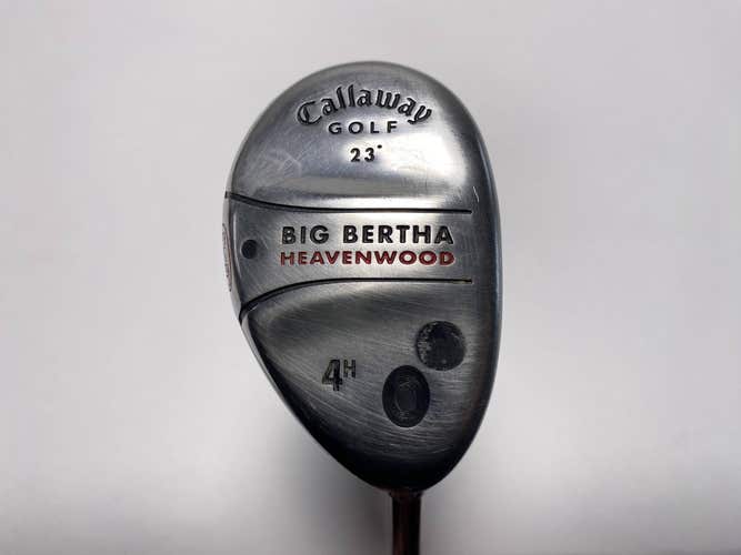 Callaway Big Bertha Heavenwood 4 Hybrid 23* RCH 75w Firm Graphite Mens RH