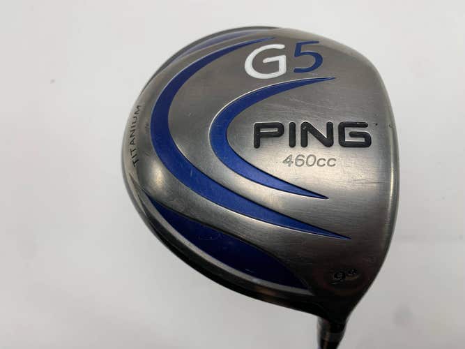 Ping G5 Driver 9* Grafalloy Pro Launch Blue 65g Stiff Graphite Mens RH