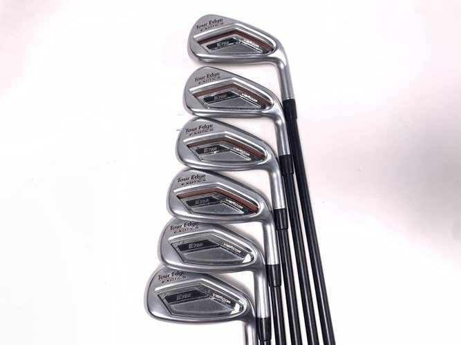 Tour Edge Exotics E722 Iron Set 6-PW+GW KBS Tour Graphite Iron 60 Mens RH