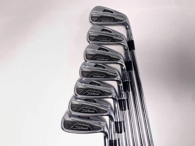 Titleist 712 AP2 Iron Set 4-PW True Temper Dynamic Gold S300 Stiff Steel Mens RH