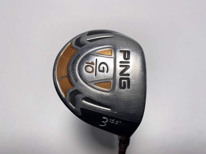 Ping G10 3 Fairway Wood 15.5* Grafalloy Pro Launch Red Stiff Graphite Mens RH