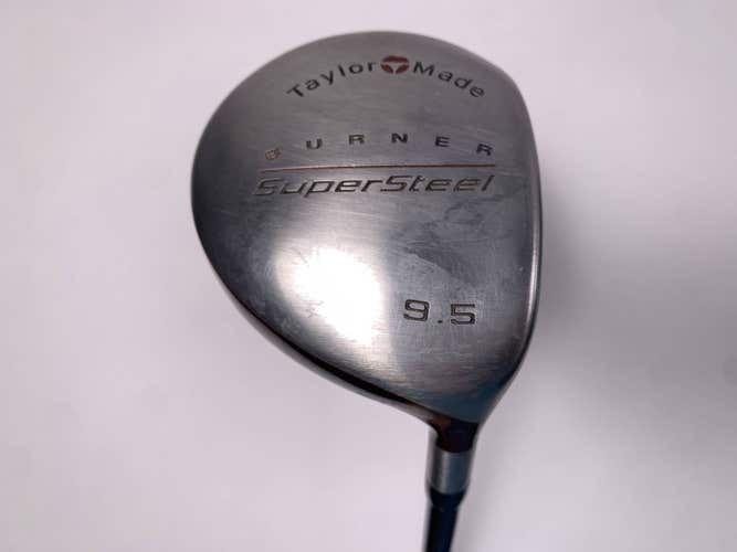 TaylorMade Supersteel Driver 9.5* Bubble R-80 80g Regular Graphite Mens RH