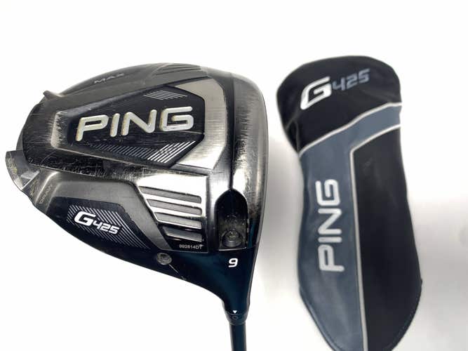 Ping G425 Max Driver 9* Alta CB 55g Stiff Graphite Mens RH HC