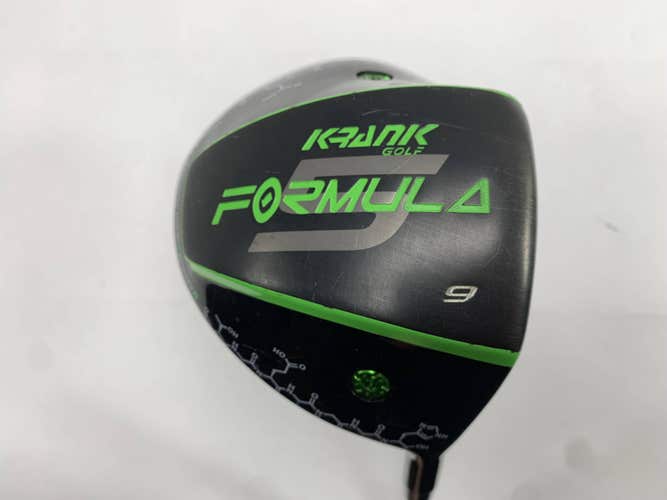 Krank Formula 5 Driver 9* Fujikura Inertia Regular Graphite Mens RH