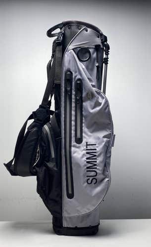 Titleist Players 4 StaDry Stand Bag Black/Gray 4-Way Divide Dual Strap Golf Bag