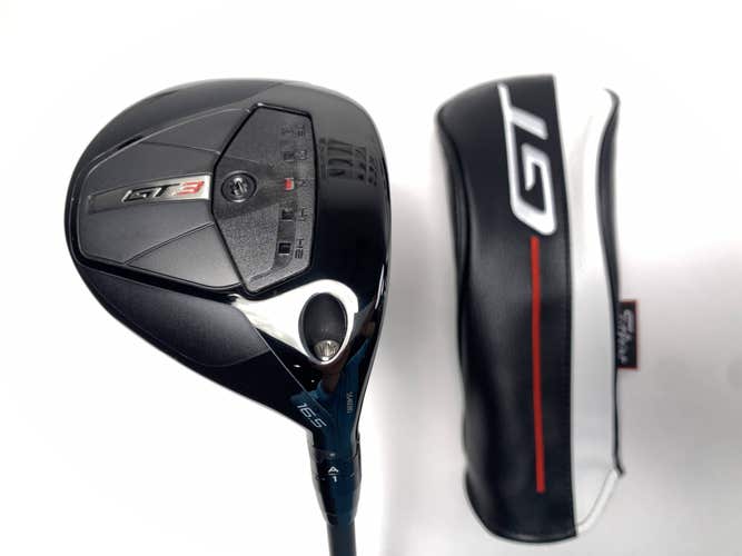 Titleist GT3 4 Fairway Wood 16.5* HZRDUS 6.0 Black Gen 5 70g Stiff RH HC NEW