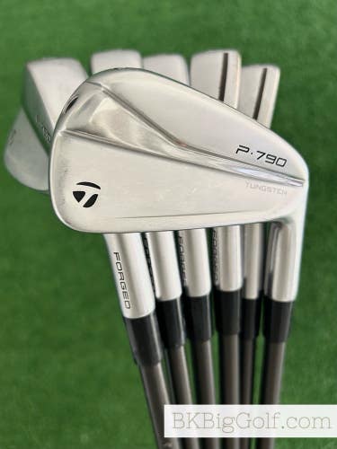 Taylormade P790 21 Forged Iron Set 5-P / Recoil F3 Regular Graphite