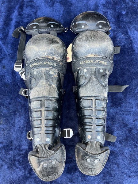 Black Youth Rawlings Prodigy Catcher's Leg Guard 10.5" (Used)
