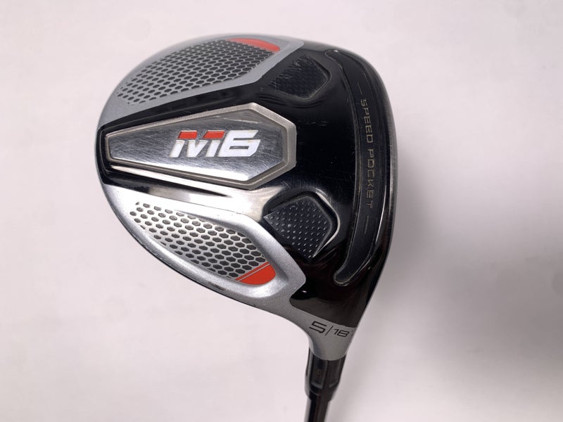 TaylorMade M6 5 Fairway Wood 18* Fujikura Atmos 5R Red Regular Graphite Mens RH