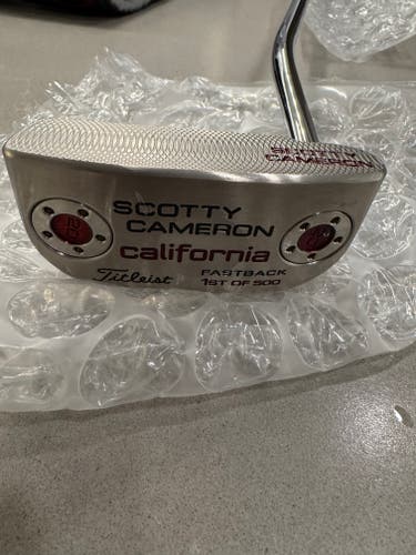 Scotty Cameron California 1st of 500 Limited Edition Fast Back Right Handed Putter Uniflex 34" (New)