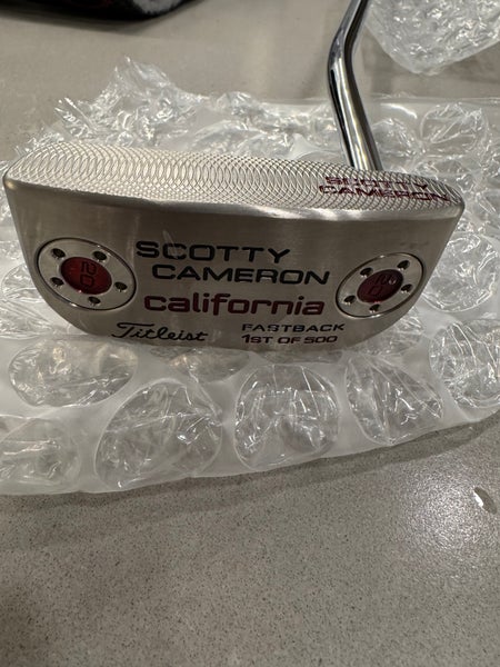 Scotty Cameron California 1st of 500 Limited Edition Fast Back Right Handed Putter Uniflex 34" (New)