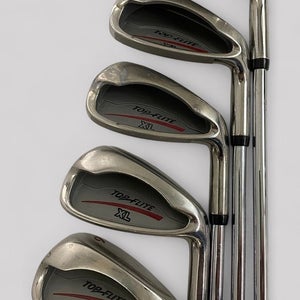 TOP FLITE XL STEEL IRONS SET 6,7,8,9,W Regular Flex RH