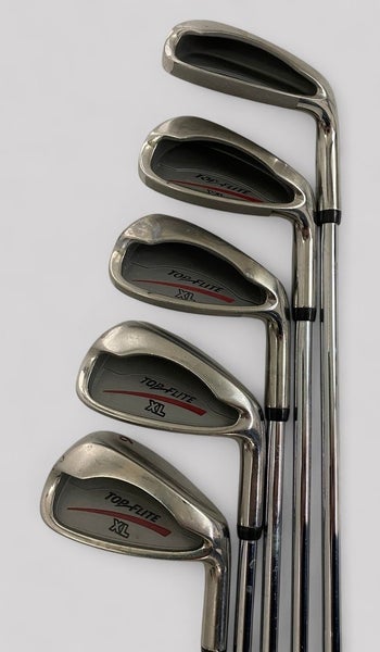 TOP FLITE XL STEEL IRONS SET 6,7,8,9,W Regular Flex RH