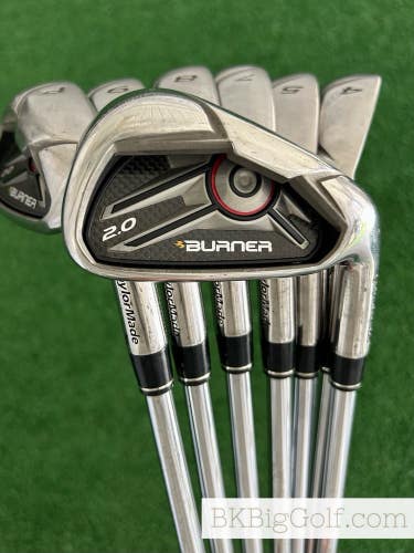 Taylormade Burner 2.0 Iron Set 4-P / True Temper 85 Stiff +1