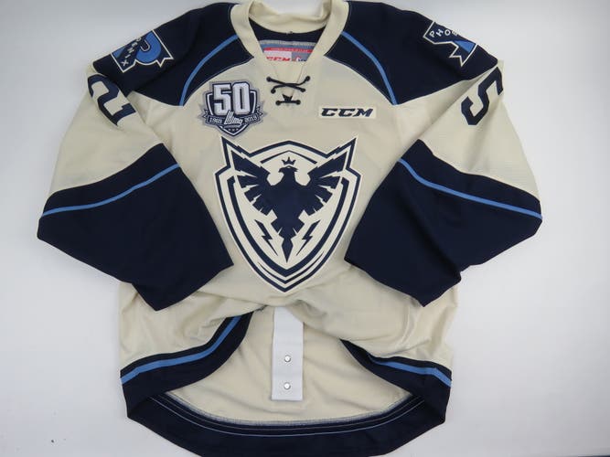 CCM Sherbrooke Phoenix QMJHL Game Worn Authentic Hockey Game Jersey CHL 54 #25