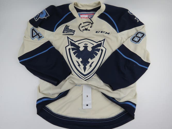 CCM Sherbrooke Phoenix QMJHL Game Worn Authentic Hockey Game Jersey CHL 56 #48