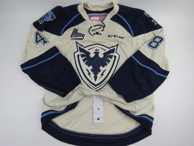CCM Sherbrooke Phoenix QMJHL Game Worn Authentic Hockey Game Jersey CHL 56 #48