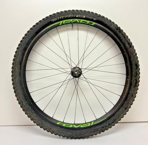 Roval Traverse 28-Spoke Tubeless Black Aluminum Disc Thru Axle 29er Front Wheel