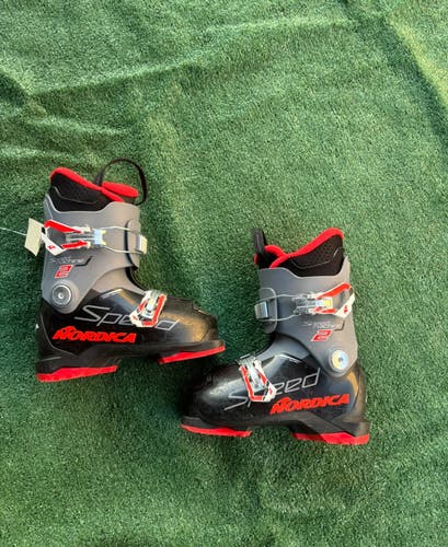 Kid's Nordica SPEEDMACHINE J2 Ski Boots | Mondo 19 & 19.5 (235 mm)