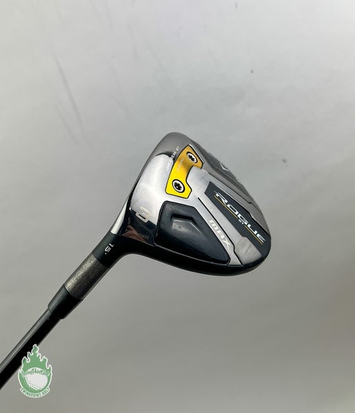 Left Handed Callaway Rogue ST Max 3 Wood 15* Tensei 75g Stiff Graphite Golf