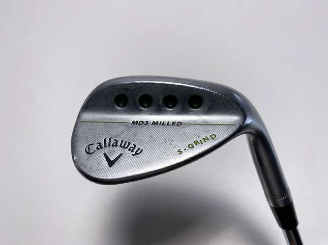 Callaway MD3 Milled Chrome S-Grind Sand Wedge SW 56* 10 DG Wedge Steel Mens RH
