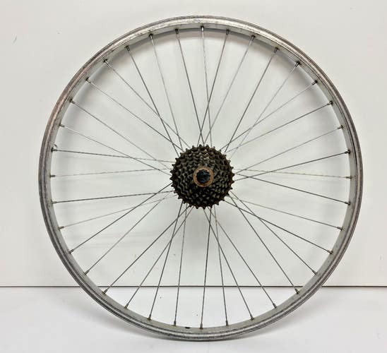Vintage Araya VP-20 7-Spd 32-Spoke Aluminum 26" QR Rear Wheel Shimano Acera Hub