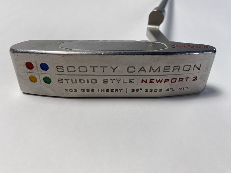 Scotty Cameron Studio Style Newport 2 Putter 36.5" SuperStroke Pistol GTR RH