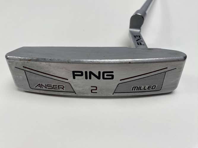 Ping Anser Milled 2 Putter 34" SuperStroke Slim 3.0 Black Dot Mens RH