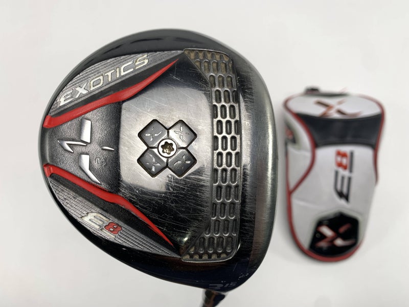Tour Edge Exotics E8 3 Fairway Wood 15* Fujikura Exotics 57g Regular RH HC