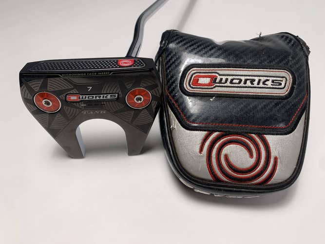 Odyssey O-Works Black 7 Tank Putter 34" Mens RH HC