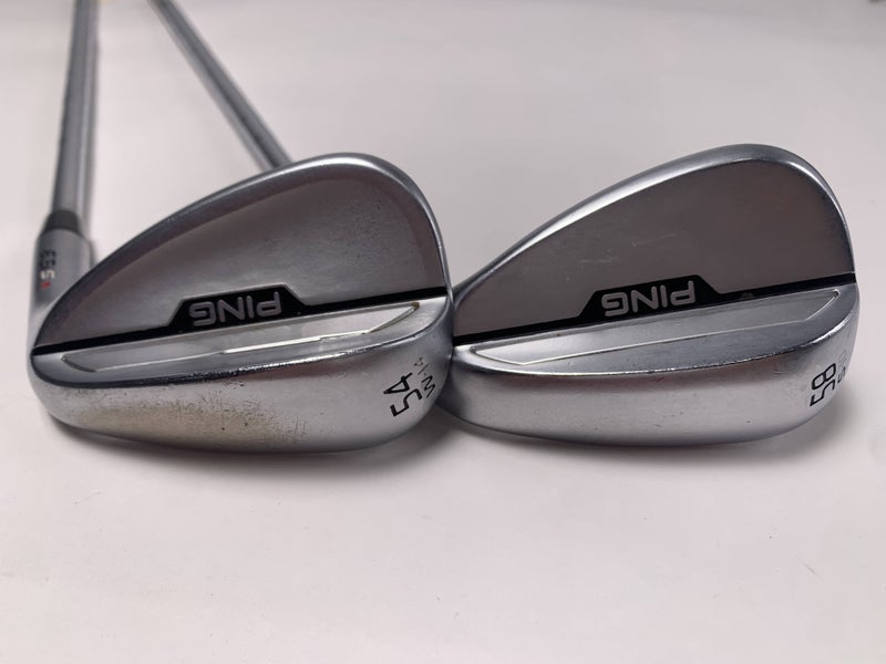 Ping s159 Chrome Wedge Set 54* 14 | 58* 10 Red Dot 1* Flat Z-Z115 Wedge RH