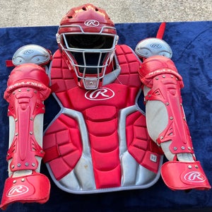 Intermediate Rawlings Velo 2.0 Catcher's Set (Used)